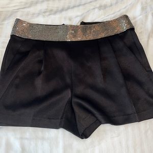 Alice and Olivia beaded tailored shorts (size 2)